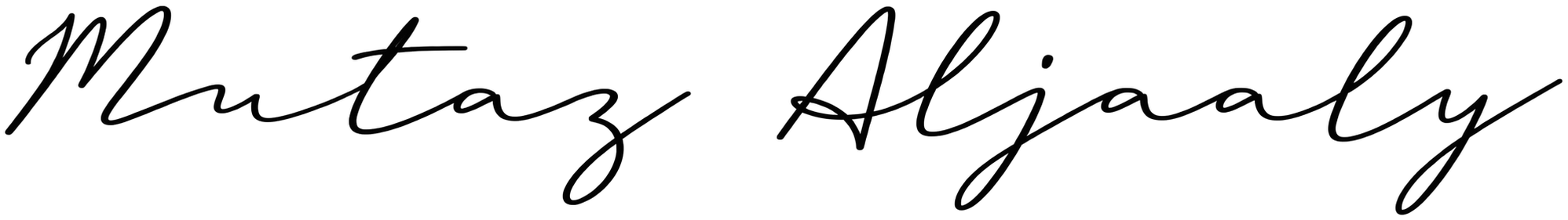 Mutaz Aljaaly signature
