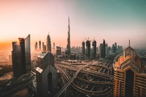 Dubai skyline representing the MALF UAE office