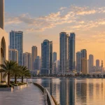 Contemporary Sharjah business architecture and skyline